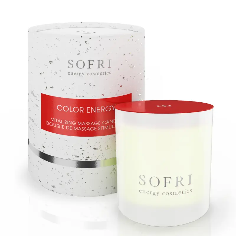 Color Energy Massagekaars Rood 140g