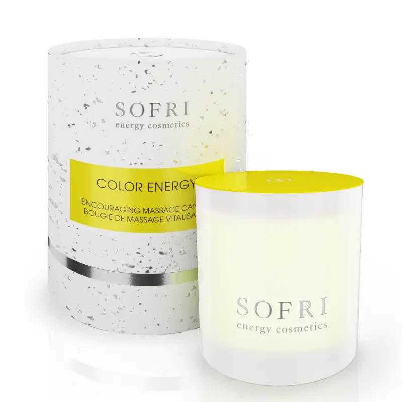 Color Energy Encouraging Massagekaars Geel 140g