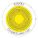 Color Energy Disk & boekje geel