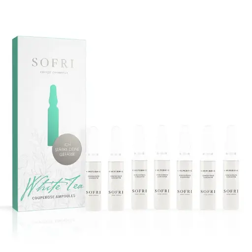 White tea couperose ampullen 7x2ml